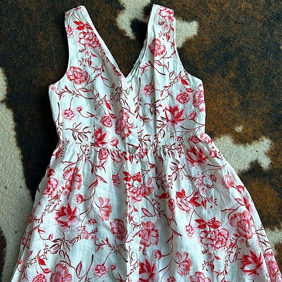 Cynthia Rowley brand new USA size 4 , 💯 % linen dress, simply 🤩 wow - Picture 5 of 7